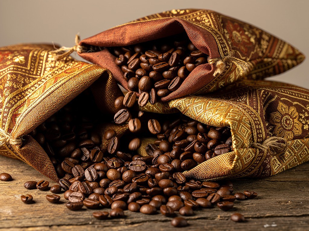 حبوب قهوة عربية